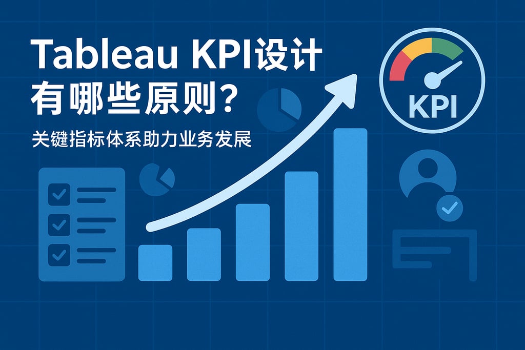 Tableau KPI设计有哪些原则？关键指标体系助力业务发展